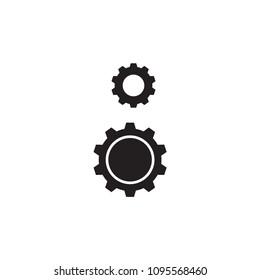 Fix, gear, repair setting vector icon