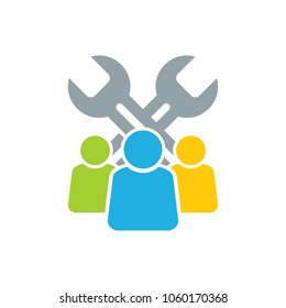 Fix Group Logo Icon Design