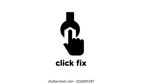 Fix Home Logo Vector. Home repair logo