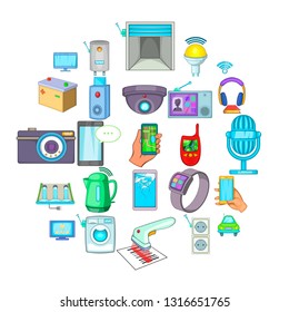 Fix up icons set. Cartoon set of 25 fix up vector icons for web isolated on white background