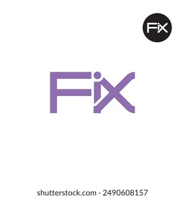 FIX Logo Letter Monogram Design