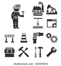 fix man icon set