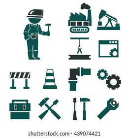 fix man icon set