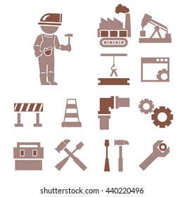 fix man icon set
