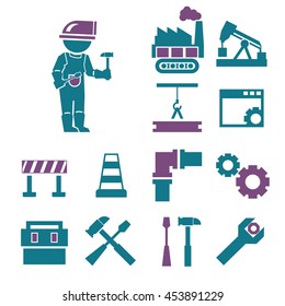 fix man icon set