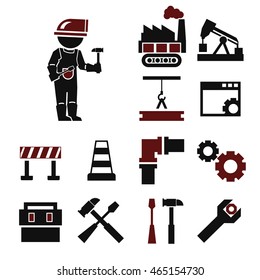 fix man icon set