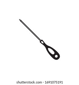 Fix screwdriver icon. Simple illustration of fix screwdriver vector icon for web design isolated on white background