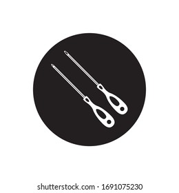 Fix screwdriver icon. Simple illustration of fix screwdriver vector icon for web design isolated on white background