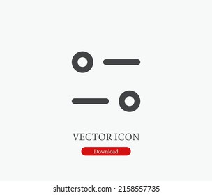 Fix vector icon. Editable stroke. Symbol in Line Art Style for Design, Presentation, Website or Mobile Apps Elements, Logo. Filter symbol illustration. Pixel vector graphics - Vector
