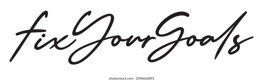 fix your goals text on white background.