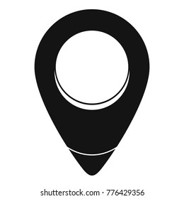 Fixation pin icon. Simple illustration of fixation pin vector icon for web