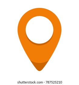Fixation pin point icon. Flat illustration of fixation pin point vector icon isolated on white background