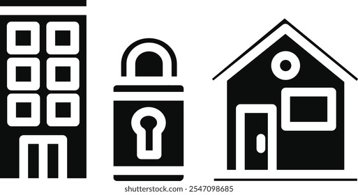 Icono detallado de Ilustración vectorial de activos fijos