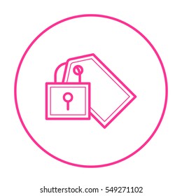 fixed bill isolated minimal icon. bill graph line vector icon for websites and mobile minimalistic flat design. 