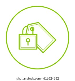 fixed bill line vector icon