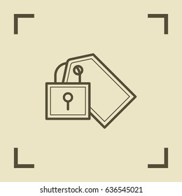 fixed bill line vector icon