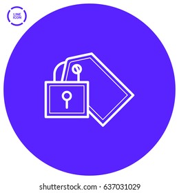 fixed bill line vector icon