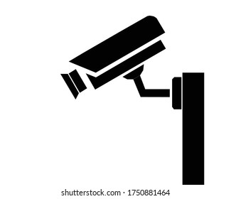 Fixed CCTV, Security Camera Icon Vector Template Illustration Design isolated icons on white cctv in digital technology for safety Vector technology app symbol illustration