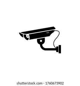 Fixed CCTV, Security Camera Icon Vector Template Illustration Design