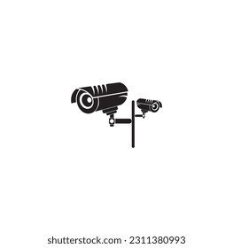 Fixed cctv, security camera icon vector template illustration design.security camera icons, video surveillance.Video surveillance, new big set stickers, vector illustration.