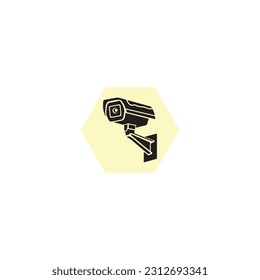 Fixed CCTV, Security Camera Icon Vector Template Illustration Design.a Cctv in operation warning sign.CCTV cameras vector icons set.cctv icon isolated on white background from airport collection.
