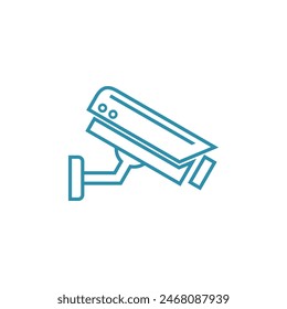 Fixed CCTV, Security Camera Icon Vector Template Illustration Design