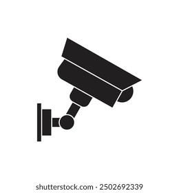 Fixed CCTV, Security Camera Icon Vector Template Illustration Design