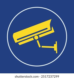 Fixed CCTV trendy icon proud abstract vector illustration colorful artwork lovely design.eps