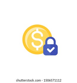 fixed cost icon on white