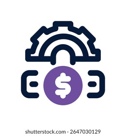 ícone duotônico fixo. Ícone vetorial moderno e elegante para sites, aplicativos móveis, materiais de marketing e design corporativo. Totalmente dimensionável e pronto para uso.