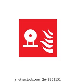 fixed fire extinguishing bottle icon symbol sign vector