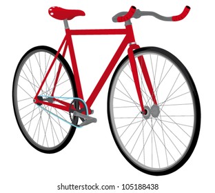 fixed gear bicycle