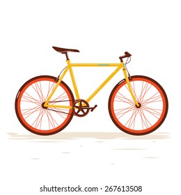 Fixed gear bike.