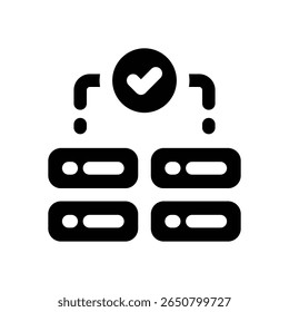 ícone de glifo fixo. Ícone vetorial forte e sólido para sites, interfaces móveis, apresentações e marca visual. Alta qualidade e fácil de editar.