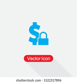 Fixed Icon, Save Money Icon Vector Illustration Eps10