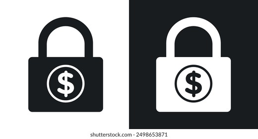 Fixed income icon in solid style