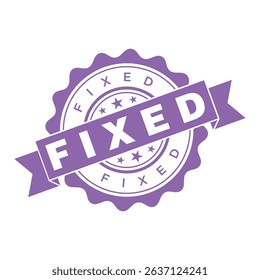 Fixed Letter Rubber Stamp Template Design