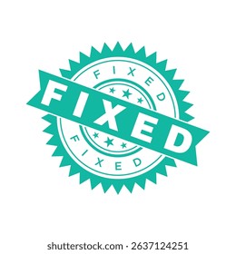 Fixed Letter Rubber Stamp Template Design