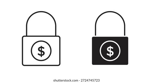 Fixed price icon. filled flat sign for mobile concept and web design