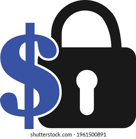 Fixed price icon, Fixed income icon with dollar sign