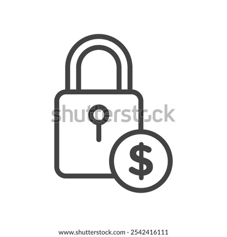 Fixed price icon Symbol mark in filled style