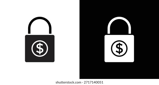 Conjunto de iconos de Precio fijo. iconos vectoriales diseñados en estilo relleno