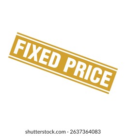 Fixed Price Letter Rubber Stamp Template Design