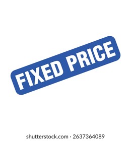 Fixed Price Letter Rubber Stamp Template Design