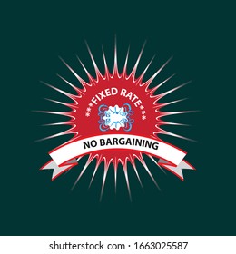 fixed rate label is a piece of paper,plastic film,cloth,metal or other material affixed to a container or product.
