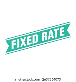 Fixed Rate Letter Rubber Stamp Template Design