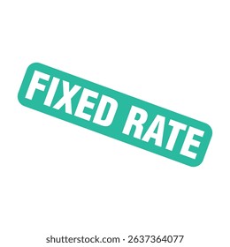 Fixed Rate Letter Rubber Stamp Template Design