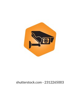 Fixed security camera icon vector template .security camera icons, video .Video surveillance, new big set stickers, vector illustration.