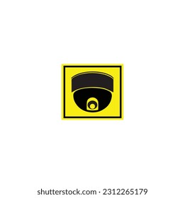 Fixed security camera icon vector template .security camera icons, video .Video surveillance, new big set stickers, vector illustration.