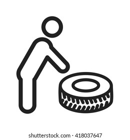 Fixing Punctured Tyre